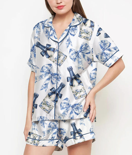 Women's Champagne Blue Set