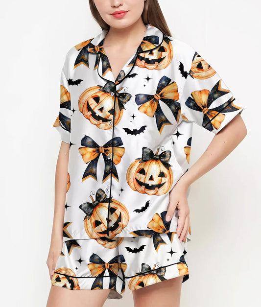 Women's Halloween Pumpkin Set
