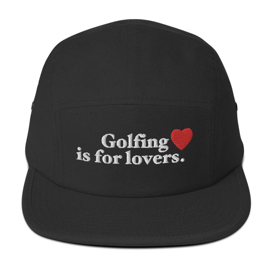 Golfing Lovers Five Panel Cap