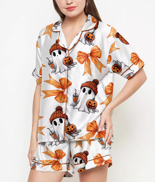 Women's Halloween Ghost v2 Set