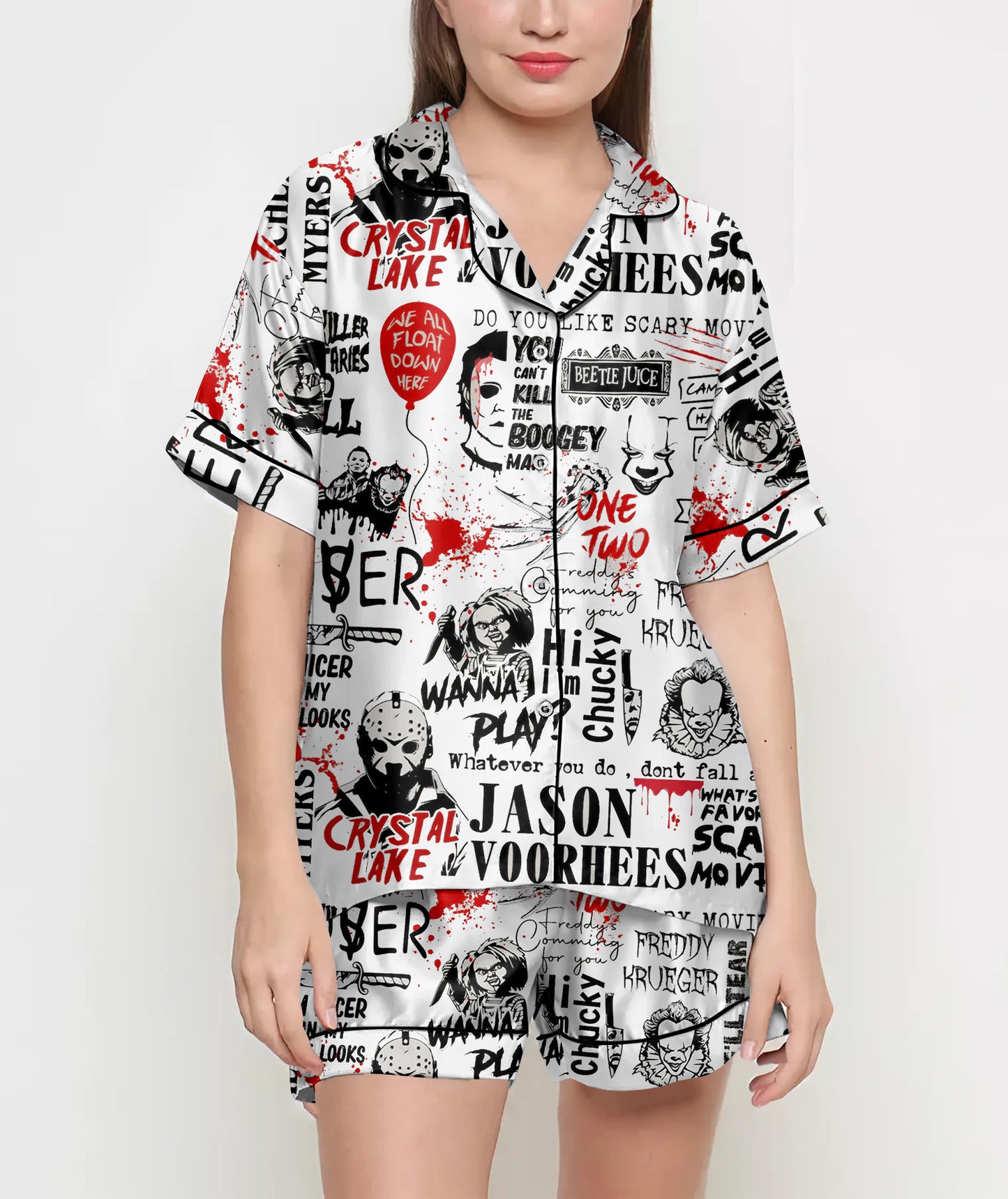 Women's Halloween Scary Set