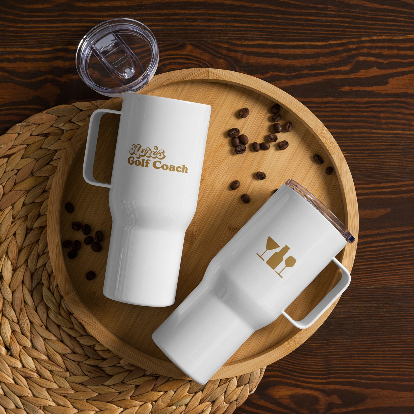 Après Golf Coach Travel mug with handle